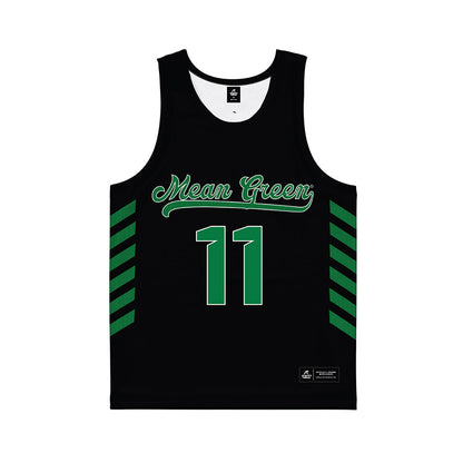 North Texas - NCAA Women's Basketball : Laynee Stanley - Black Basketball Jersey-0
