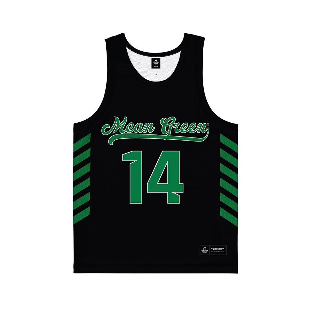 North Texas - NCAA Women's Basketball : Allison Rickman - Black Basketball Jersey-0
