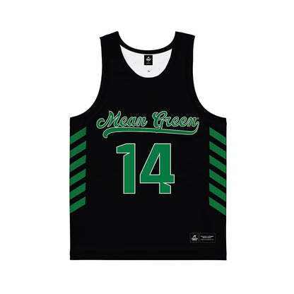 North Texas - NCAA Women's Basketball : Allison Rickman - Black Basketball Jersey-0