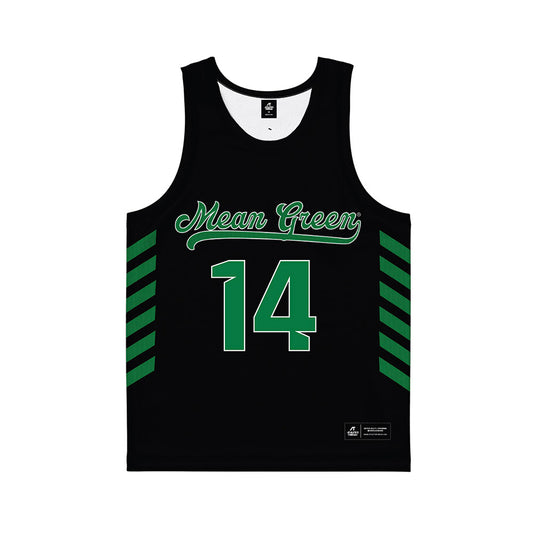 North Texas - NCAA Women's Basketball : Allison Rickman - Black Basketball Jersey-0