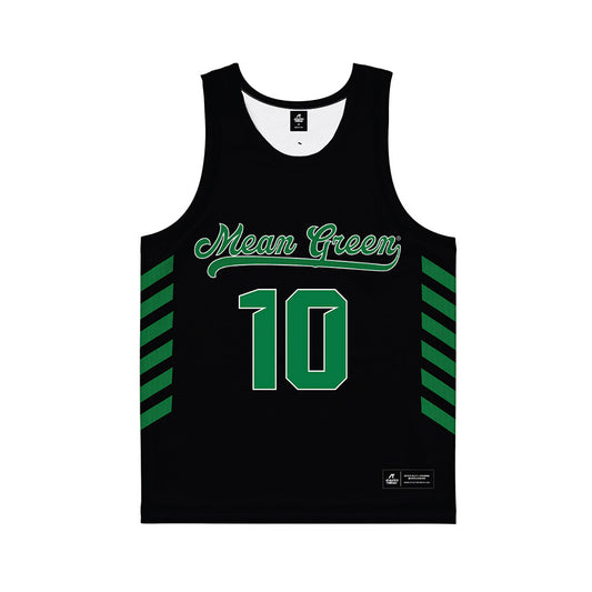 North Texas - NCAA Women's Basketball : Megan Nestor - Black Basketball Jersey-0