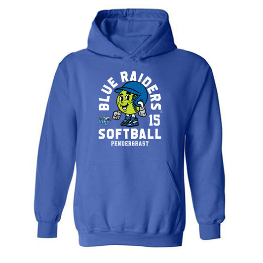 MTSU - NCAA Softball : Lilly Pendergrast - Fashion Shersey Hooded Sweatshirt