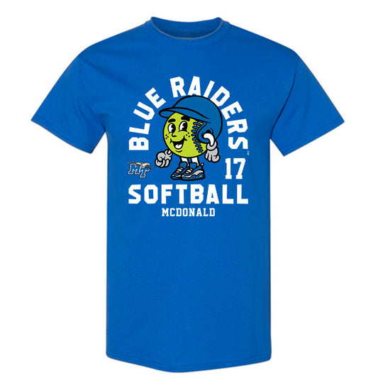 MTSU - NCAA Softball : Lucie McDonald - Fashion Shersey T-Shirt-0