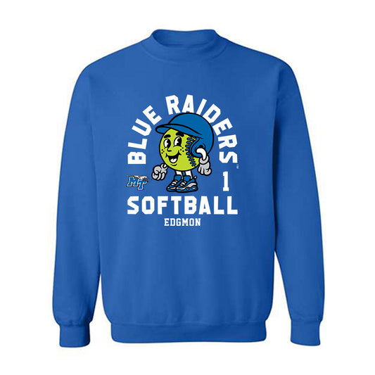 MTSU - NCAA Softball : Addy Edgmon - Fashion Shersey Crewneck Sweatshirt