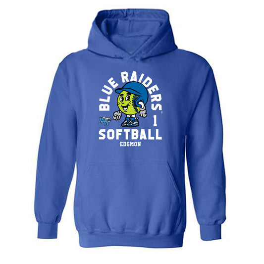 MTSU - NCAA Softball : Addy Edgmon - Fashion Shersey Hooded Sweatshirt