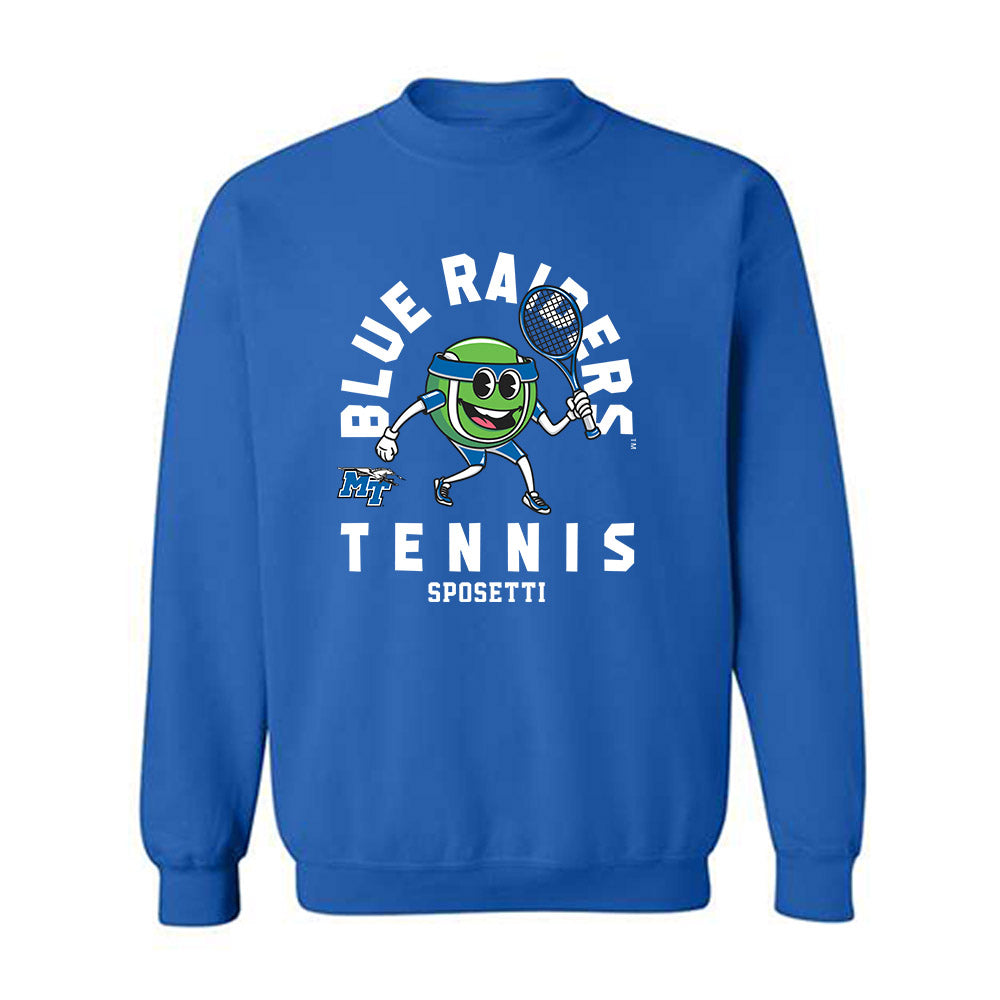 MTSU - NCAA Women's Tennis : Ilaria Sposetti - Fashion Shersey Crewneck Sweatshirt