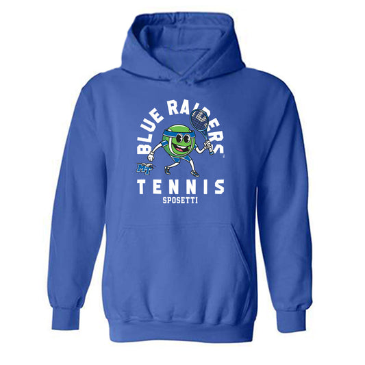 MTSU - NCAA Women's Tennis : Ilaria Sposetti - Fashion Shersey Hooded Sweatshirt