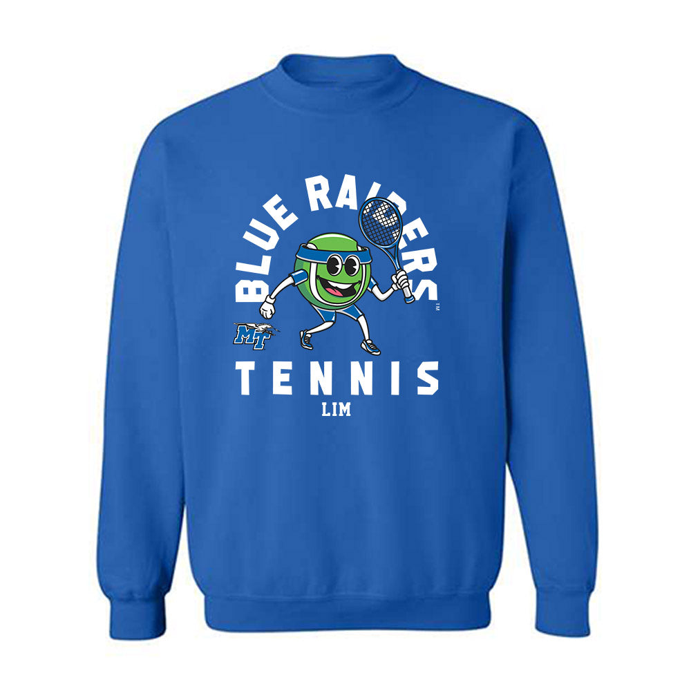 MTSU - NCAA Women's Tennis : Zenn Lim - Fashion Shersey Crewneck Sweatshirt-0