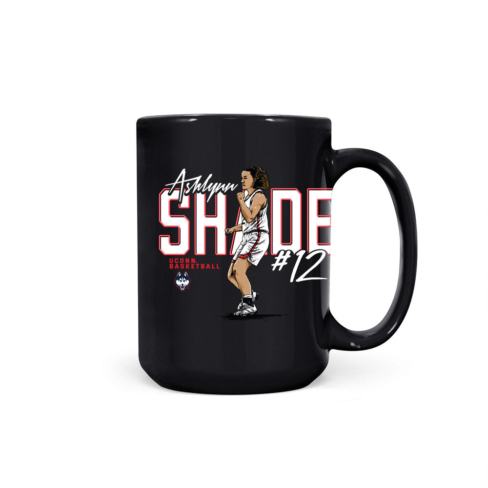 UConn - NCAA Women's Basketball : Ashlynn Shade - Caricature Coffee Mug-0