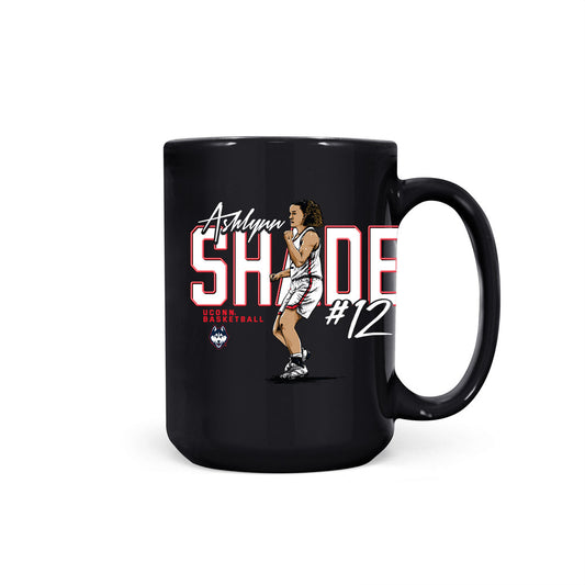 UConn - NCAA Women's Basketball : Ashlynn Shade - Caricature Coffee Mug-0