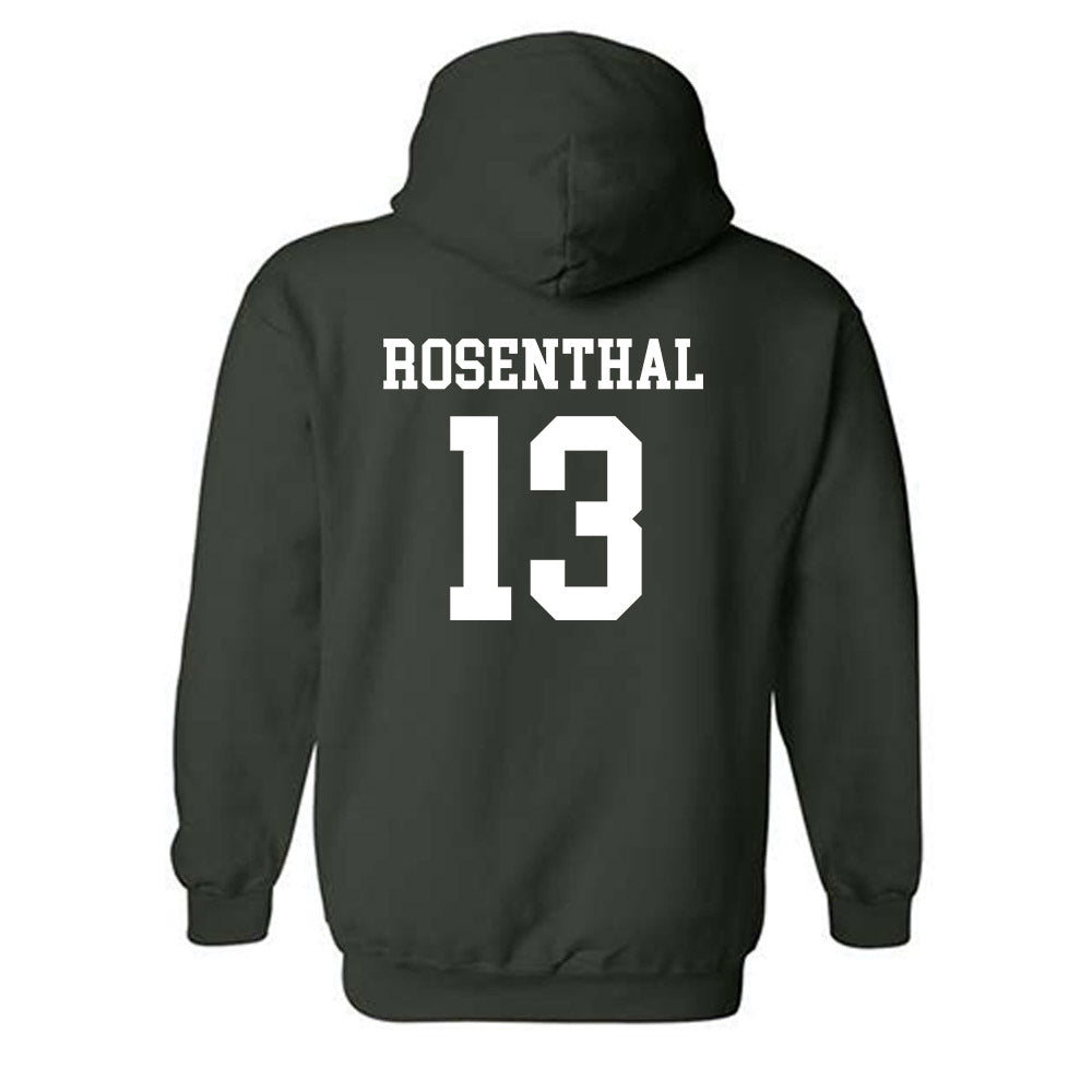 Hawaii - NCAA Men's Volleyball : Tread Rosenthal - Sports Shersey Hooded Sweatshirt-1