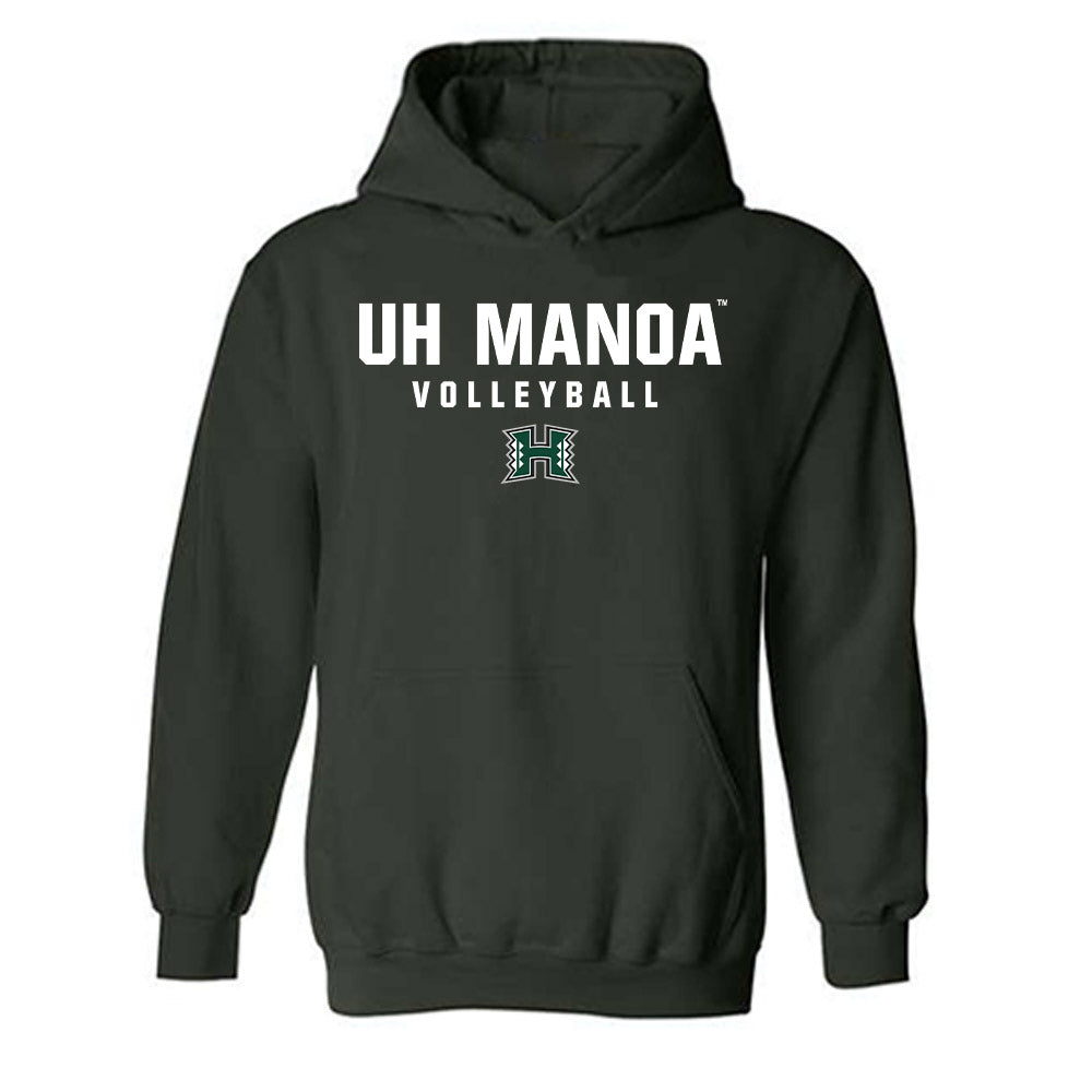 Hawaii - NCAA Men's Volleyball : Tread Rosenthal - Sports Shersey Hooded Sweatshirt-0