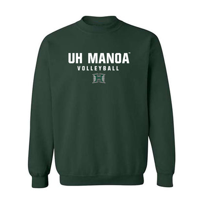 Hawaii - NCAA Men's Volleyball : Kainoa Wade - Sports Shersey Crewneck Sweatshirt-0