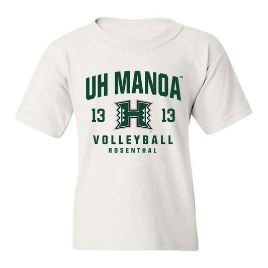 Hawaii - NCAA Men's Volleyball : Tread Rosenthal - Classic Fashion Shersey Youth T-Shirt-0