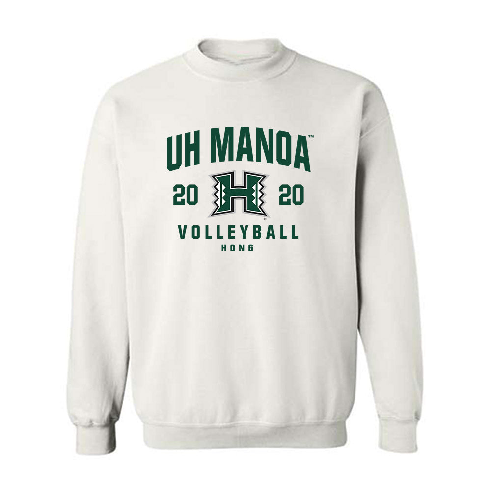 Hawaii - NCAA Men's Volleyball : Kawai Hong - Classic Fashion Shersey Crewneck Sweatshirt-0