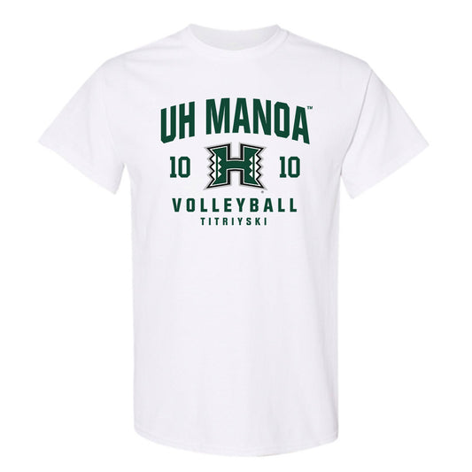 Hawaii - NCAA Men's Volleyball : Kristian Titriyski - Classic Fashion Shersey T-Shirt-0