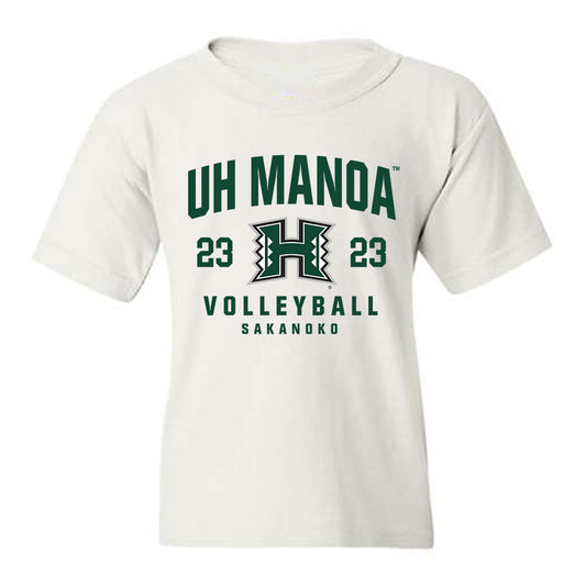 Hawaii - NCAA Men's Volleyball : Louis Sakanoko - Classic Fashion Shersey Youth T-Shirt-0