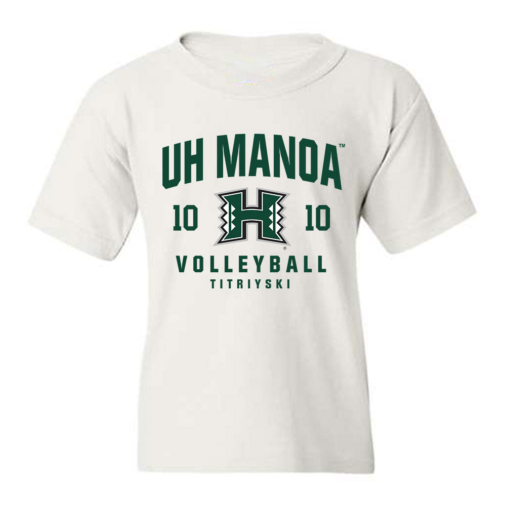 Hawaii - NCAA Men's Volleyball : Kristian Titriyski - Classic Fashion Shersey Youth T-Shirt-0