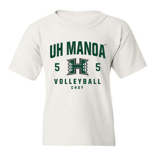 Hawaii - NCAA Men's Volleyball : Eleu Choy - Classic Fashion Shersey Youth T-Shirt-0