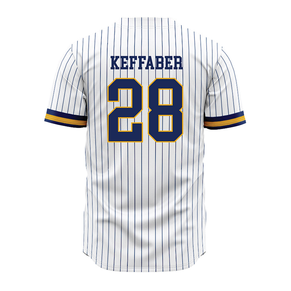 Kent State - NCAA Baseball : Grant Keffaber - Pinstripe Jersey-1