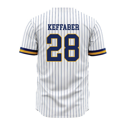 Kent State - NCAA Baseball : Grant Keffaber - Pinstripe Jersey-1