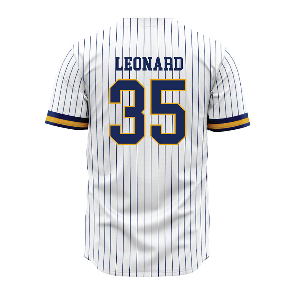 Kent State - NCAA Baseball : Caden Leonard - Pinstripe Jersey