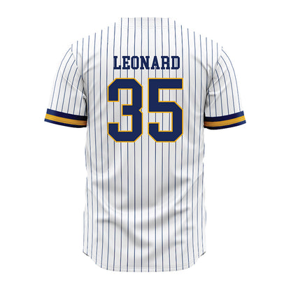 Kent State - NCAA Baseball : Caden Leonard - Pinstripe Jersey