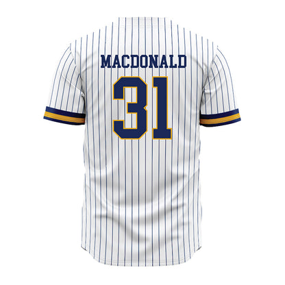 Kent State - NCAA Baseball : Lance MacDonald - Pinstripe Jersey