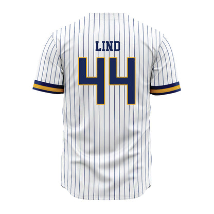 Kent State - NCAA Baseball : Parker Lind - Pinstripe Jersey-1