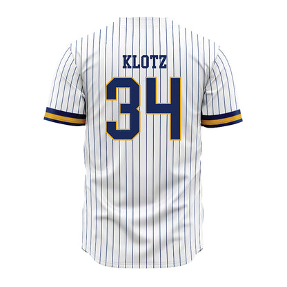 Kent State - NCAA Baseball : Hunter Klotz - Pinstripe Jersey-1