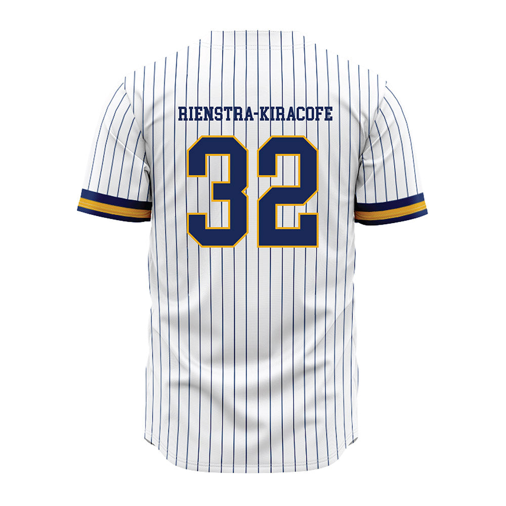Kent State - NCAA Baseball : Micah Rienstra-Kiracofe - Pinstripe Jersey-1