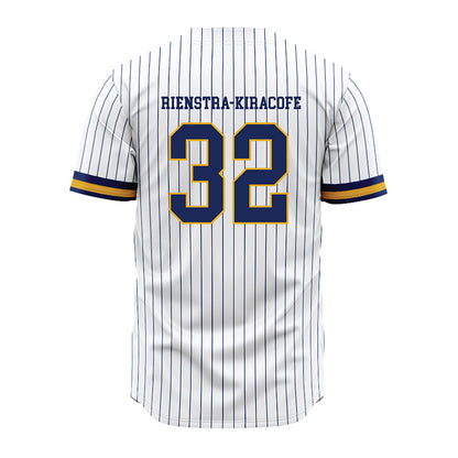 Kent State - NCAA Baseball : Micah Rienstra-Kiracofe - Pinstripe Jersey-1