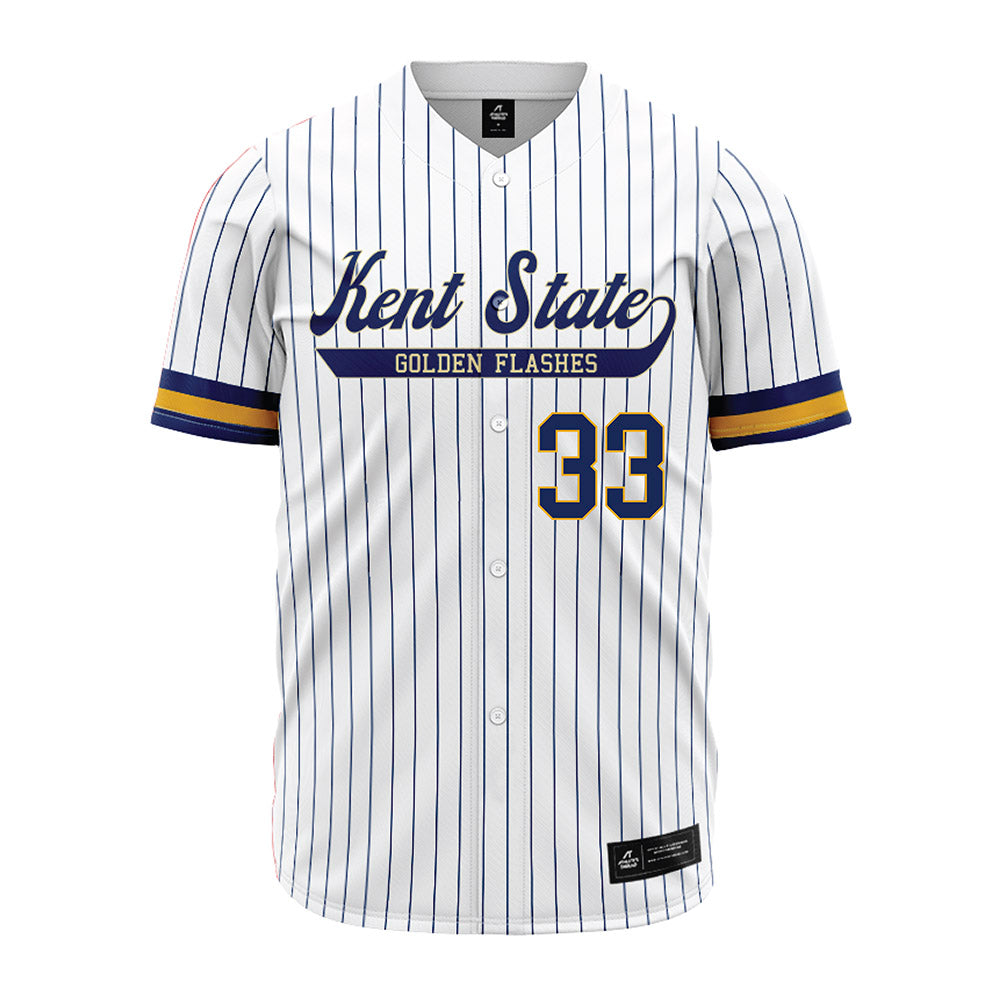 Kent State - NCAA Baseball : Nick Guidas - Pinstripe Jersey-0