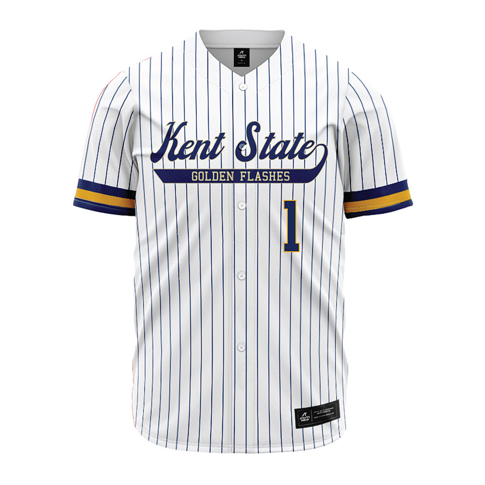 Kent State - NCAA Baseball : Luke Matthews - Pinstripe Jersey-0