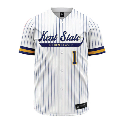 Kent State - NCAA Baseball : Luke Matthews - Pinstripe Jersey-0