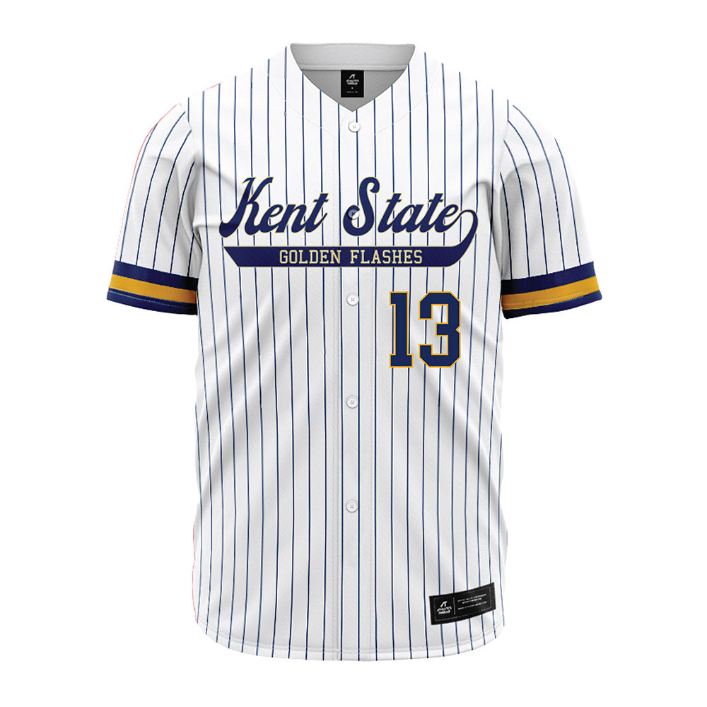 Kent State - NCAA Baseball : Landon Tiesing - Pinstripe Jersey-0