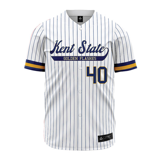 Kent State - NCAA Baseball : Peyton Williams - Pinstripe Jersey-0