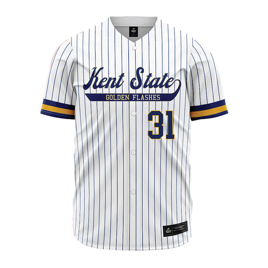 Kent State - NCAA Baseball : Eli Bryant - Pinstripe Jersey-0