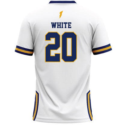 Kent State - NCAA Women's Lacrosse : Bella White - White Lacrosse Jersey -1