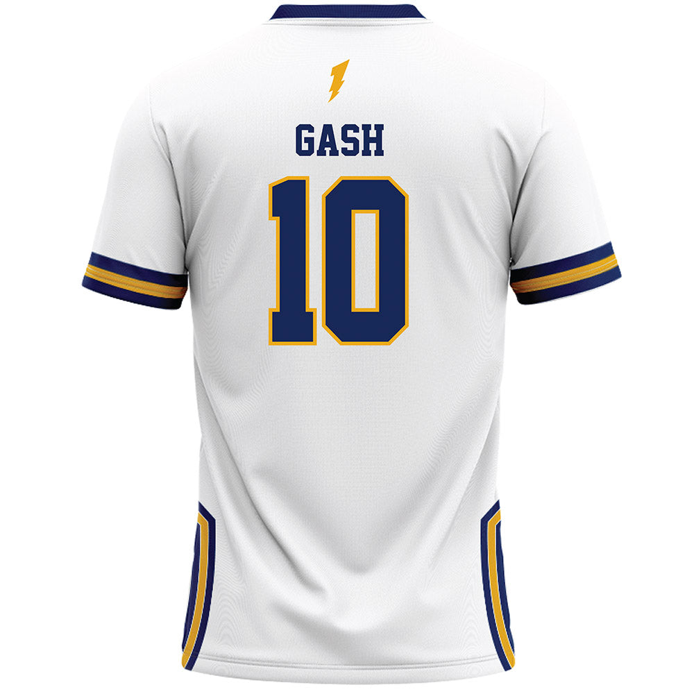 Kent State - NCAA Women's Lacrosse : Kenzie Gash - White Lacrosse Jersey -1