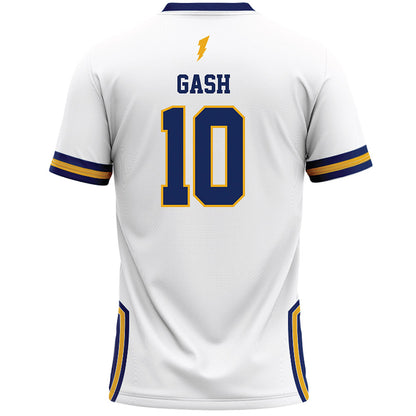 Kent State - NCAA Women's Lacrosse : Kenzie Gash - White Lacrosse Jersey -1