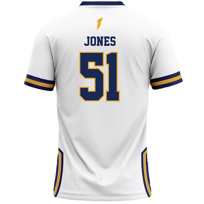 Kent State - NCAA Women's Lacrosse : Ella Jones - White Lacrosse Jersey -1