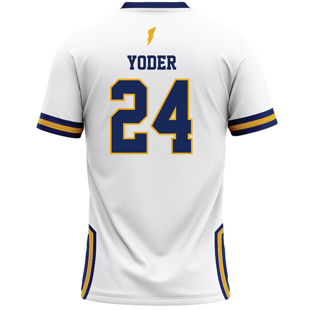 Kent State - NCAA Women's Lacrosse : Rebekah Yoder - White Lacrosse Jersey -1
