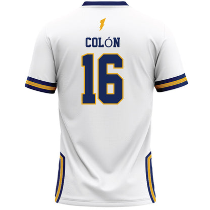 Kent State - NCAA Women's Lacrosse : Isabella Colón - White Lacrosse Jersey -1