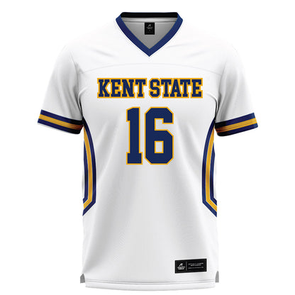 Kent State - NCAA Women's Lacrosse : Isabella Colón - White Lacrosse Jersey -0