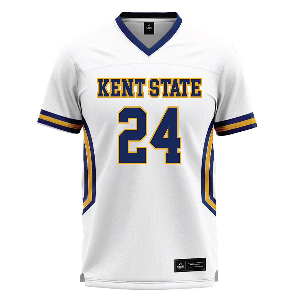 Kent State - NCAA Women's Lacrosse : Rebekah Yoder - White Lacrosse Jersey -0