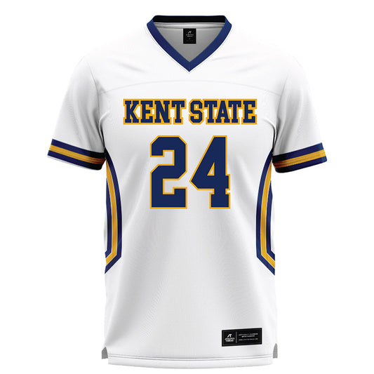 Kent State - NCAA Women's Lacrosse : Rebekah Yoder - White Lacrosse Jersey -0