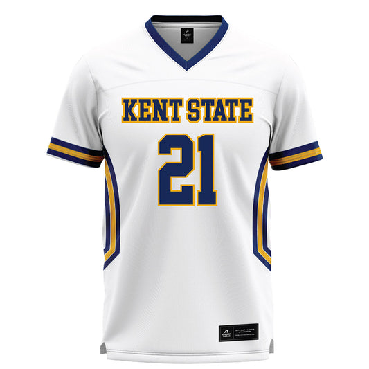 Kent State - NCAA Women's Lacrosse : Lizzie Lundeen - White Lacrosse Jersey -0