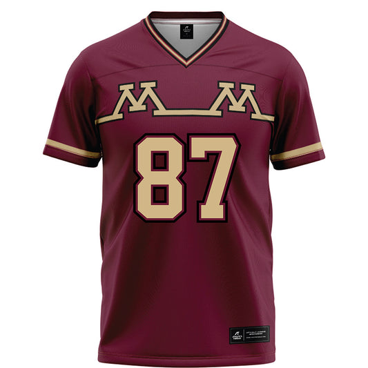 Minnesota - NCAA Football : Drew Biber - Retro Football Jersey-0