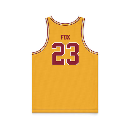 Minnesota - NCAA Men's Basketball : Parker Fox - Retro Gold Basketball Jersey